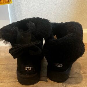 UGG Black Fleece-Lined Boots